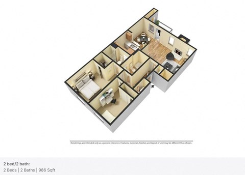bedroom floor plan | the legends at champions gate apartments in champions gate, fl